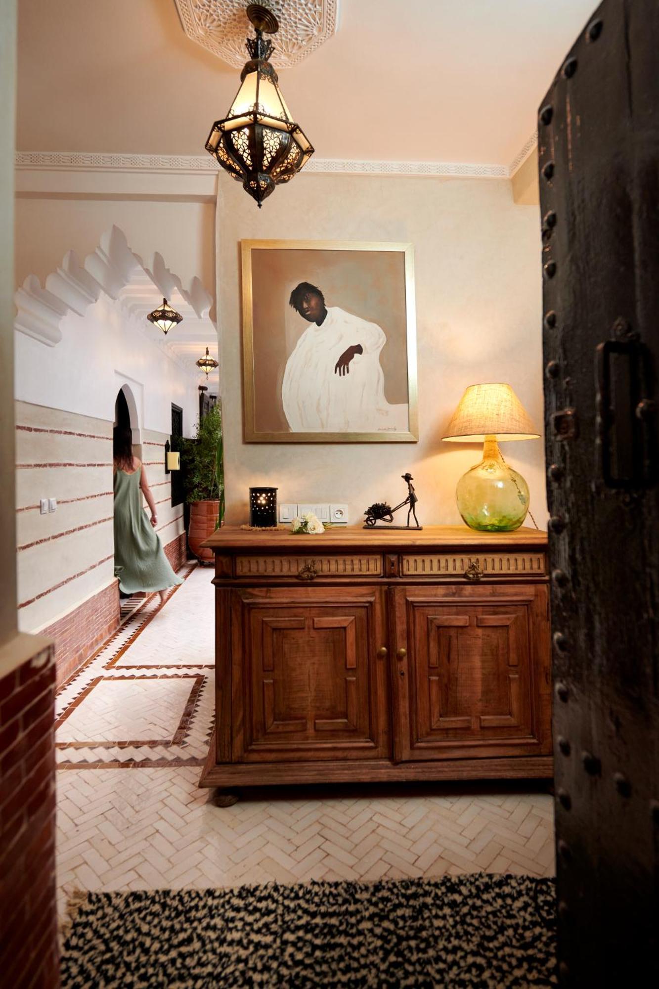 Riad Dar Amanza En Exclusivite Avec 4 Chambres Au Coeur De La Medina Marrakesh Exteriör bild